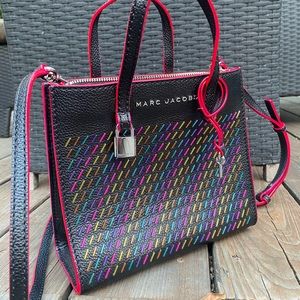 Marc Jacobs Confetti Mini Grind Tote in Black Multi